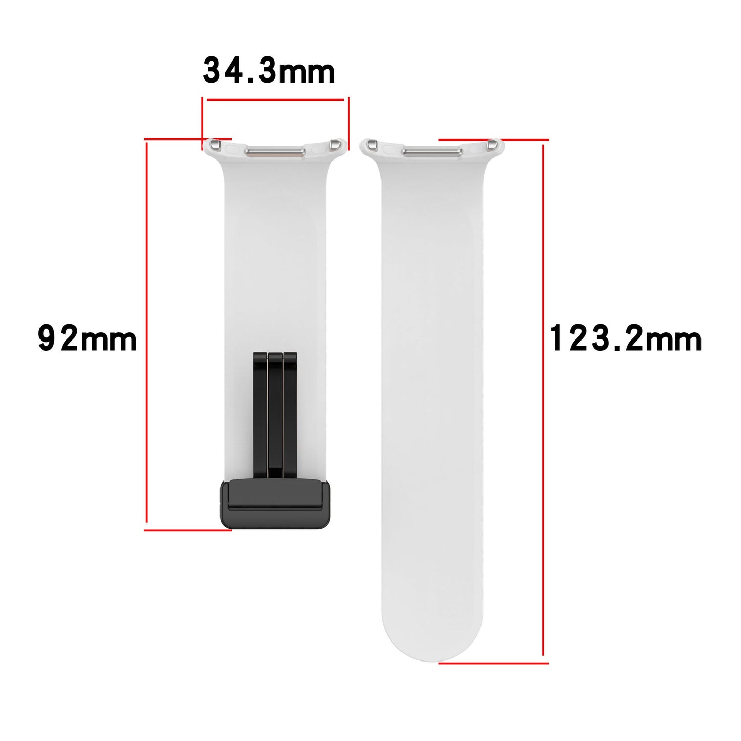 Samsung Galaxy Watch Ultra 47Mm Silicone Strap [Black]