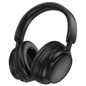 Hoco Premium Bluetooth Headset w/ 90 Hours, ANC Noise Cancelling, Light Weight Comfort Fit (W53 Plus) [Black]