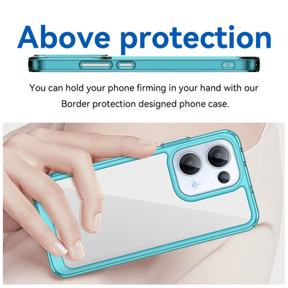 Oppo Reno 13 5G Soft Gel Case [Clear Blue]
