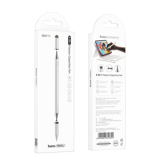 Hoco 3 in 1 Multi Function Universal Stylus Pen (GM111)