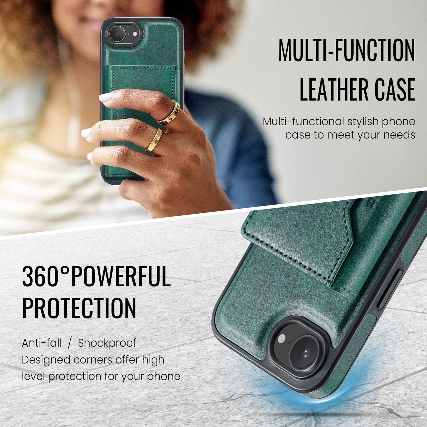 Iphone 16E Magsafe Wallet [Green]