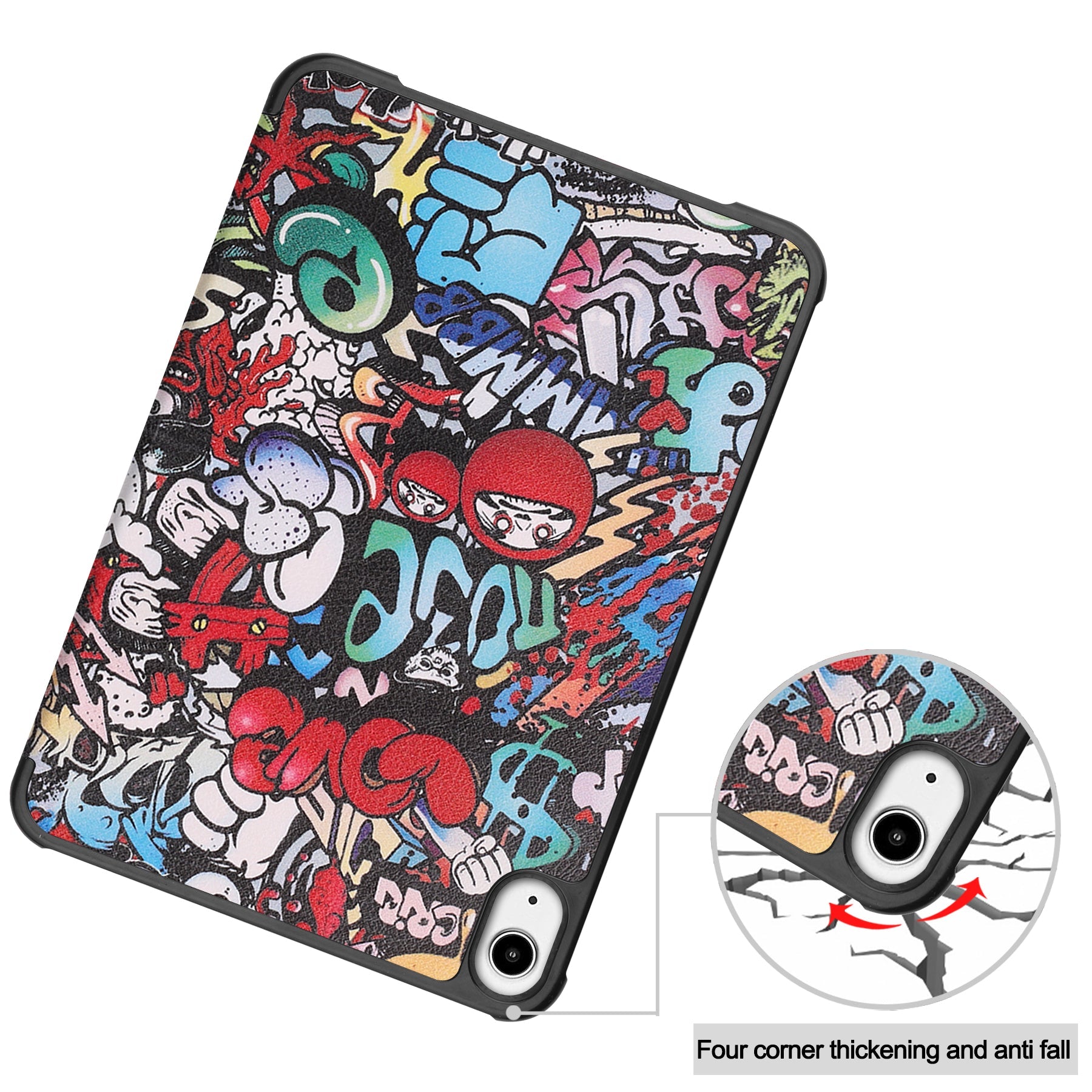 Ipad Mini 7 (A17 Pro 2024) Designer Tri-fold Case [Graffiti]