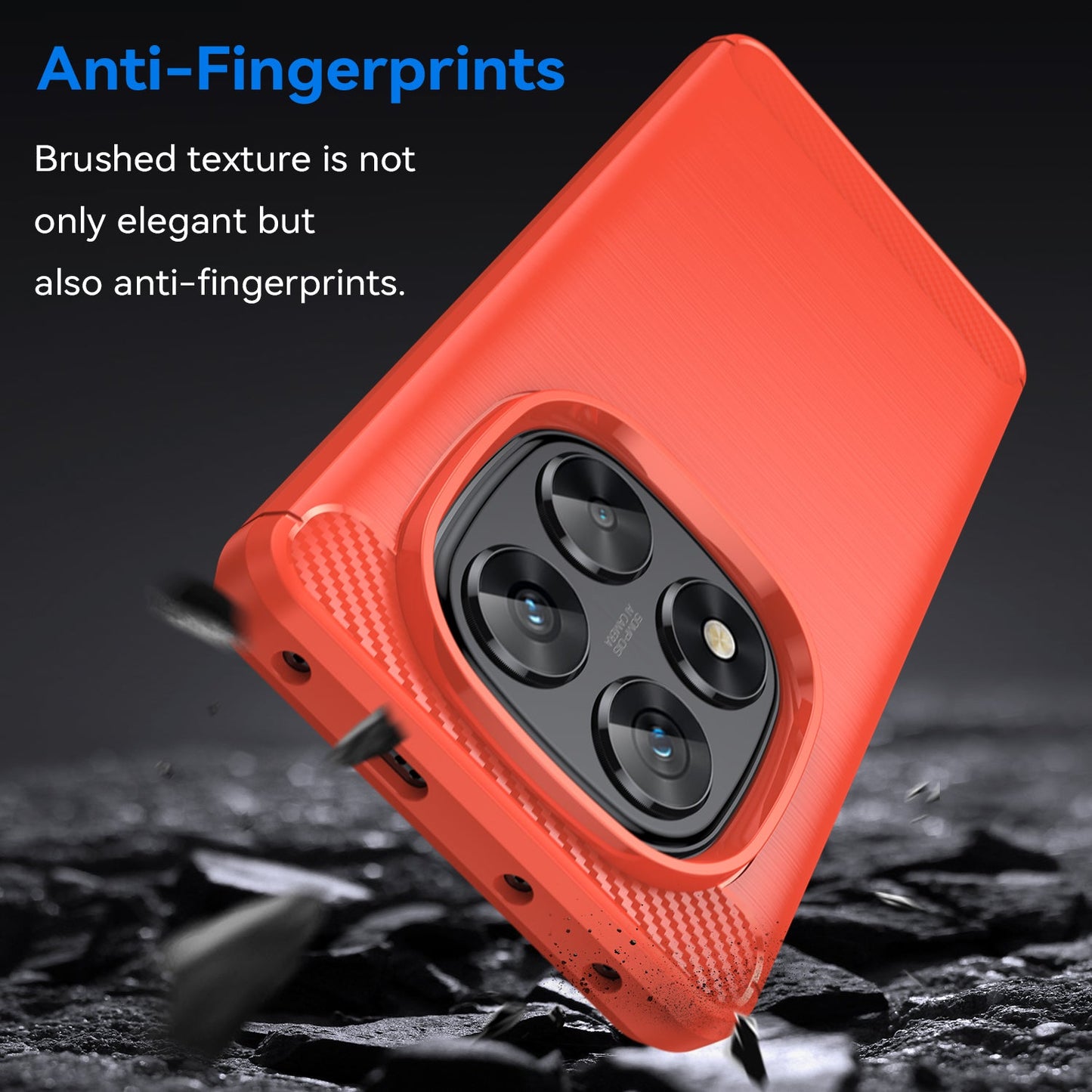Xiaomi Redmi Note 14 Pro 5G Carbon Fibre Case [Red]