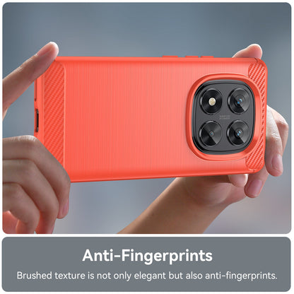 Xiaomi Redmi Note 14 Pro 5G Carbon Fibre Case [Red]