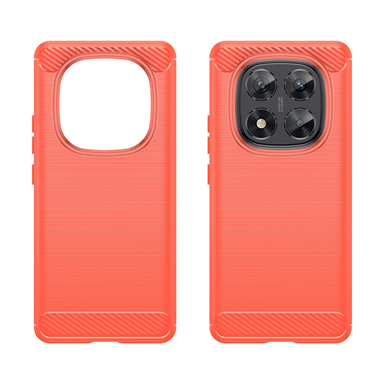 Xiaomi Redmi Note 14 Pro 5G Carbon Fibre Case [Red]