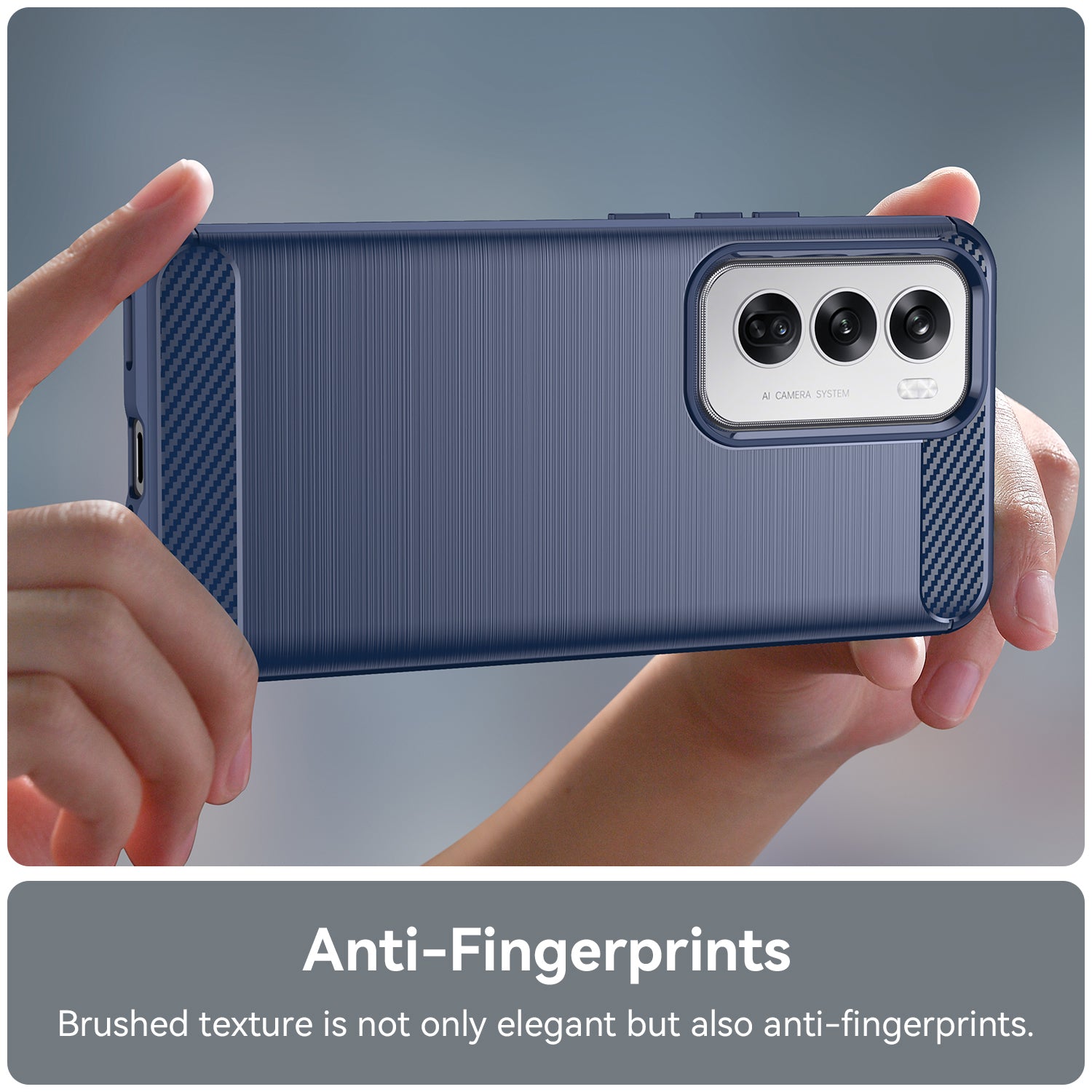 Oppo Reno 12 Carbon Fibre Case [Navy]