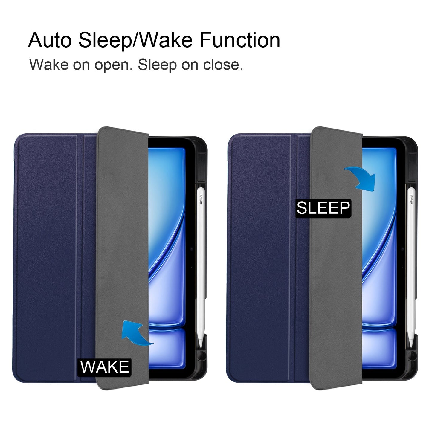 Ipad Air 11" (M3, 2025) Pen Holder Case [Navy]