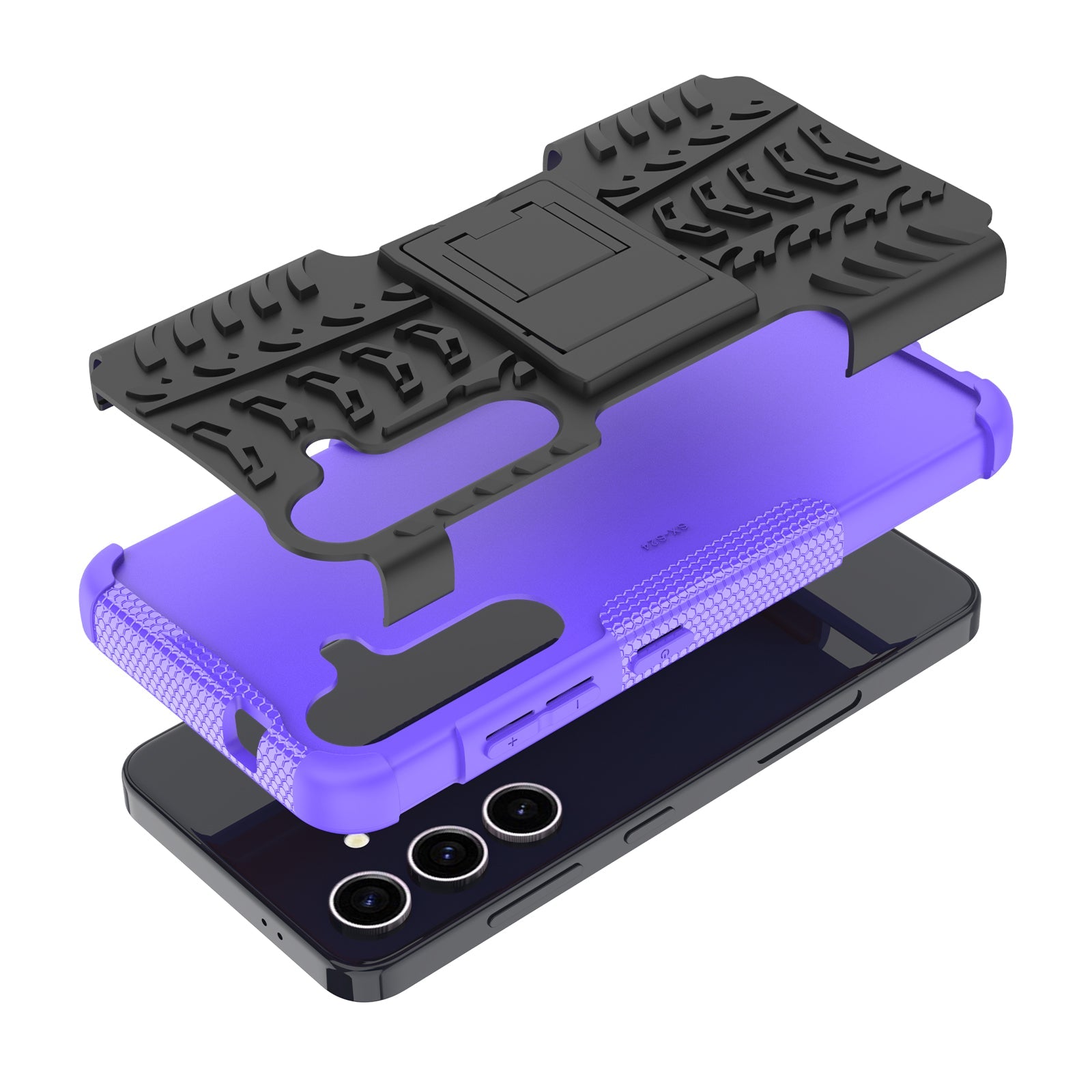 Samsung Galaxy S24 Heavy Duty Case Purple