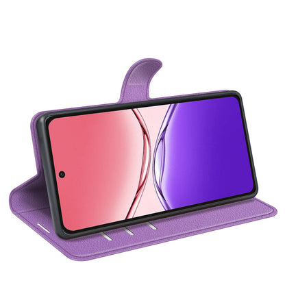 Oppo A5 Pro 5G Pu Wallet Case [Purple]