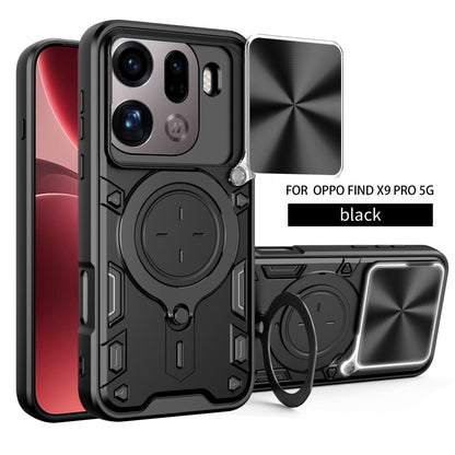 Oppo Find X9 Pro Ring Kickstand Case [Black]