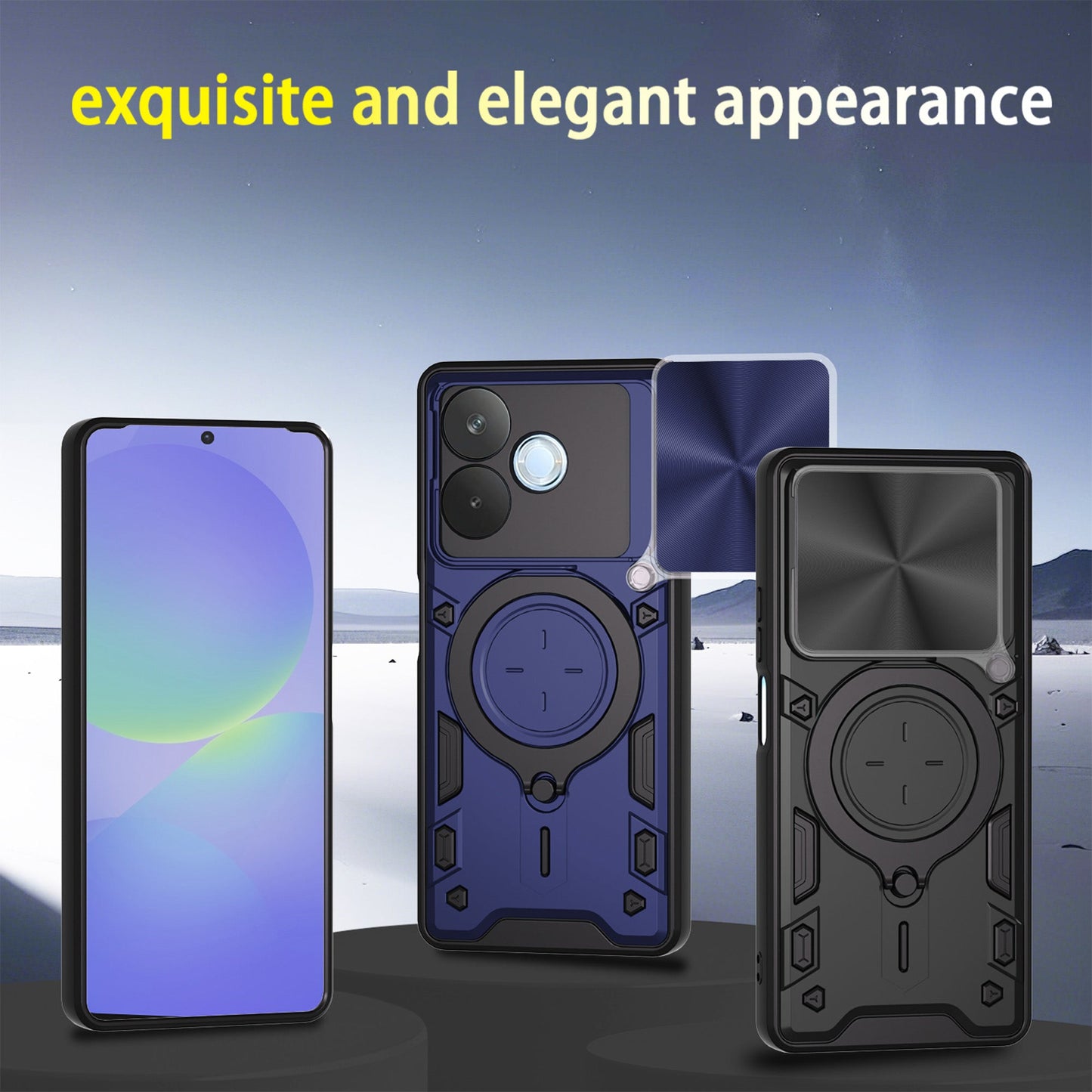 Oppo A5 Pro 5G Heavy Duty Case [Navy]