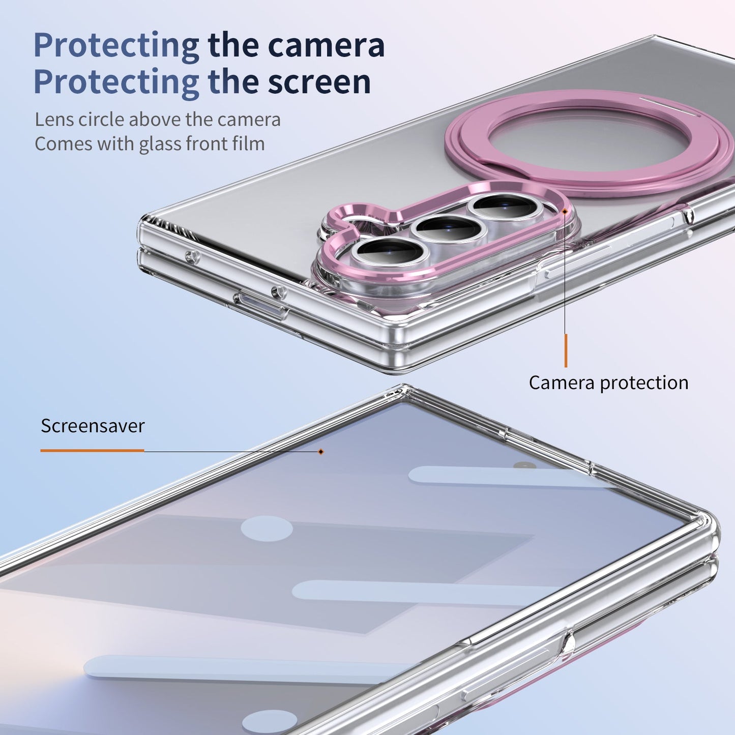 Galaxy Z Fold 7 Magsafe Stand Case [Pink]