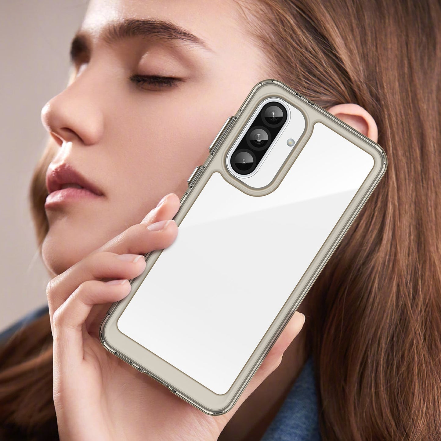 Samsung Galaxy A36 5G Soft Gel Case [Clear Grey]