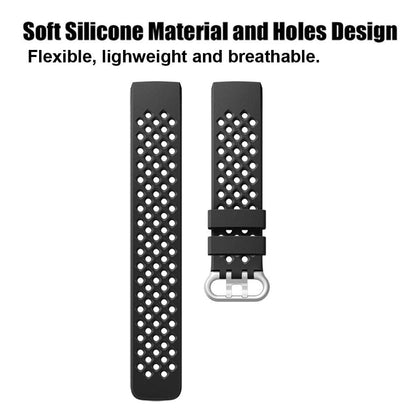 Fitbit Charge 3 Silicone Strap [Black]