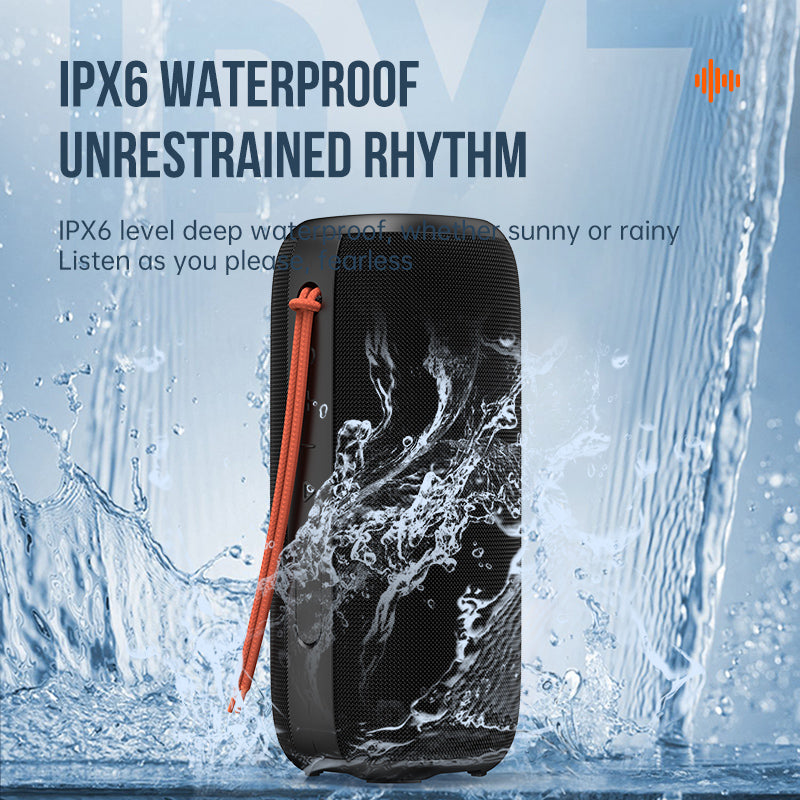 Vipfan 30W Bluetooth Speaker W/ Deep Bass, Strap, Ipx6 Waterproof (Bs08)
