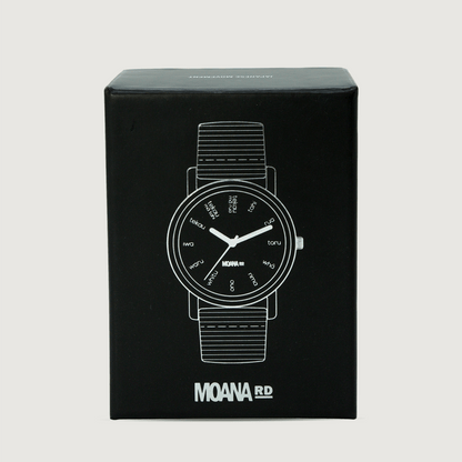 Moana Road Te Reo Maori Watch [ Black - 7030]