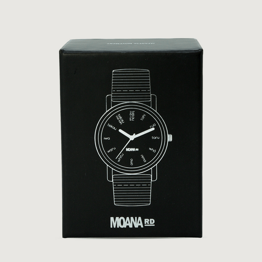 Moana Road Te Reo Maori Watch [ Black - 7030]
