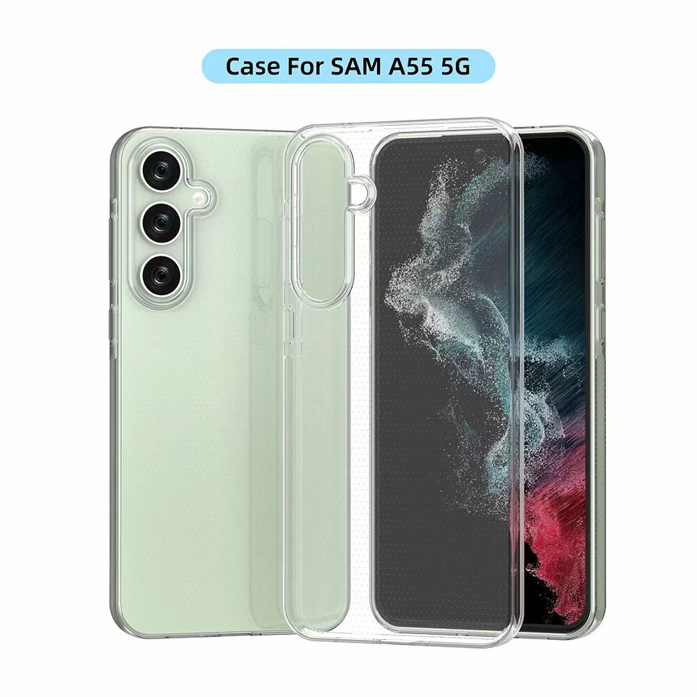 Samsung Galaxy A55 5G Soft Gel Case Clear
