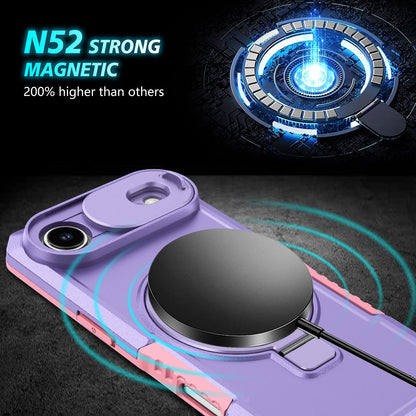 Iphone 17 Air Magsafe Sliding Cover Case [Purple]