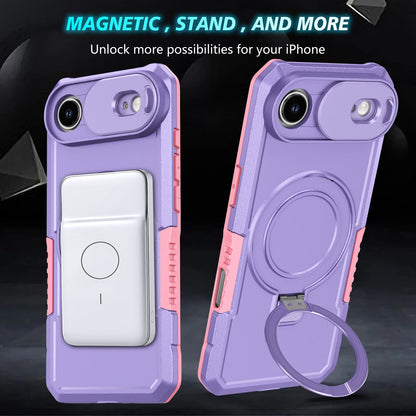 Iphone 17 Air Magsafe Sliding Cover Case [Purple]
