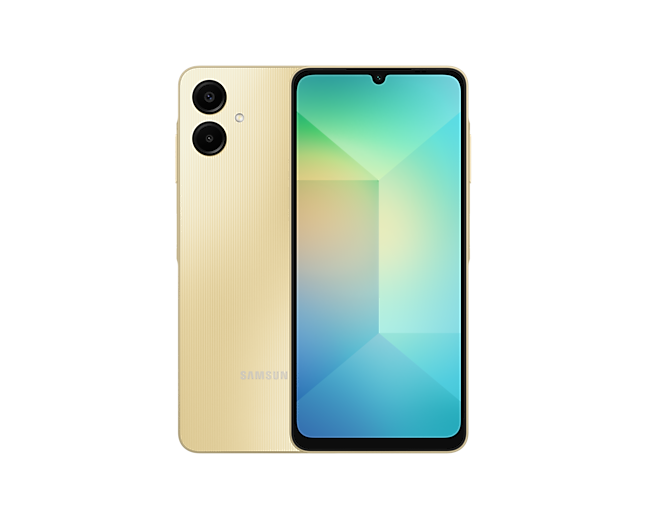 Samsung Galaxy A06 SM-A065/DS Mobile Phone [ Gold - 128GB / 6GB RAM ]