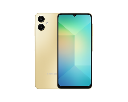 Samsung Galaxy A06 SM-A065/DS Mobile Phone [ Gold - 128GB / 6GB RAM ]