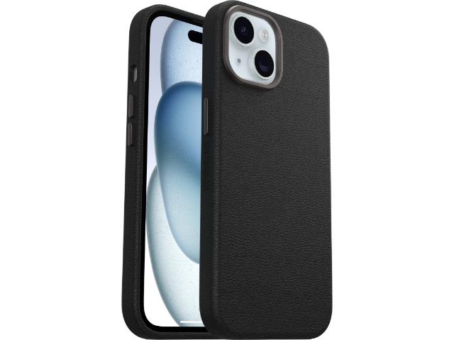 OtterBox Symmetry Cactus Leather - iPhone 15/14/13 - Black