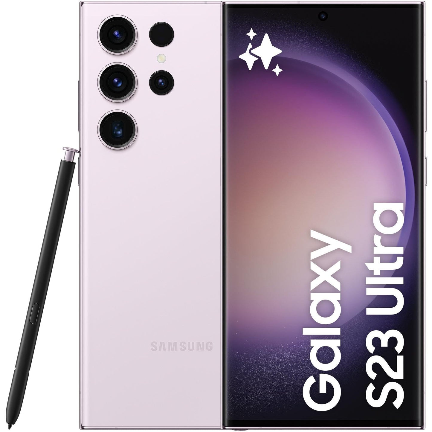 Samsung Galaxy S23 Ultra SM-S918/DS Mobile Phone [ 512GB / 12GB RAM - Lavender ]