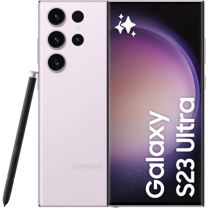 Samsung Galaxy S23 Ultra SM-S918/DS Mobile Phone [ 512GB / 12GB RAM - Lavender ]