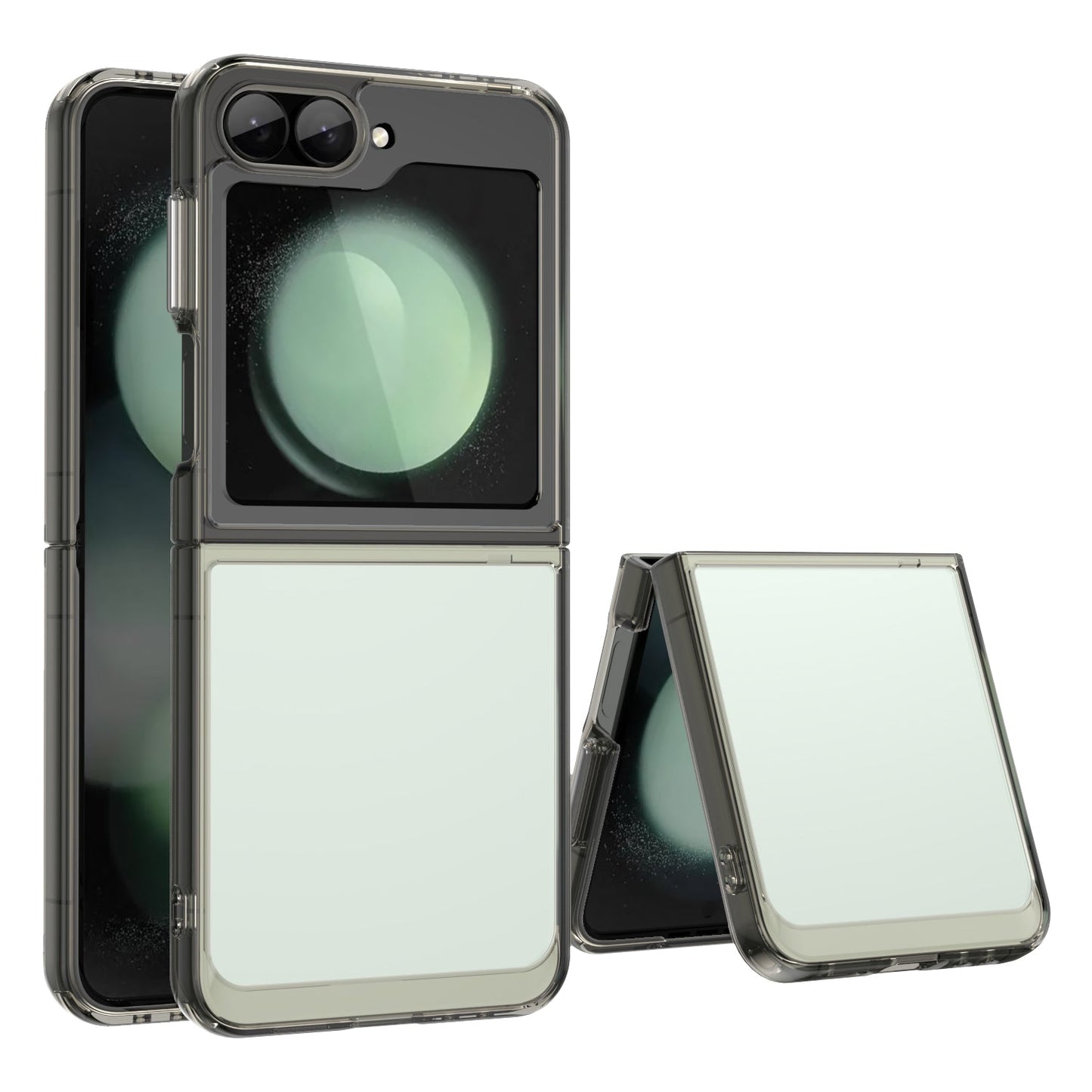 Samsung Galaxy Z Flip 7 Fe Soft Gel Case [Clear Grey]