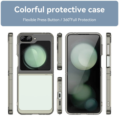 Samsung Galaxy Z Flip 7 Fe Soft Gel Case [Clear Grey]