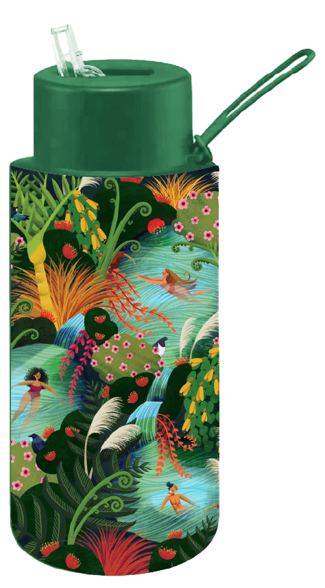 Moana Road Drink Bottle [ Wahine in Water 1L - 687]