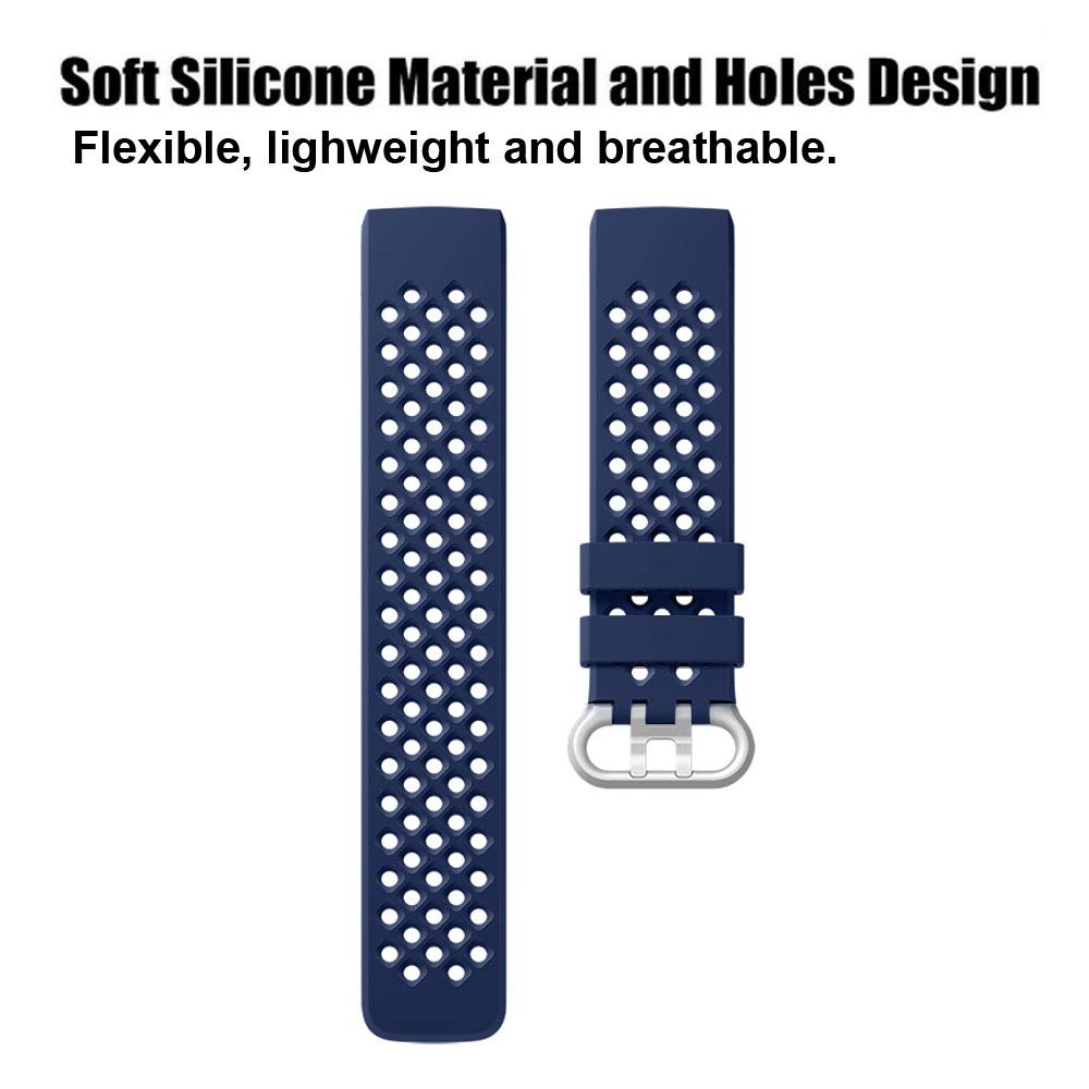 Fitbit Charge 3 Silicone Strap [Navy]