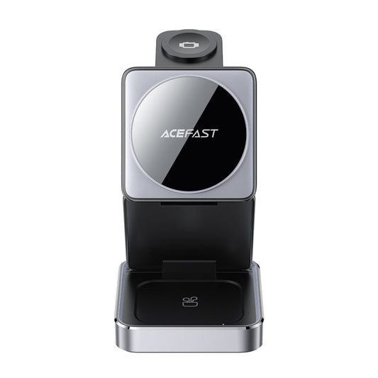 Acefast 23W Premium 3-in-1 Magnetic Wireless Charger w/ Foldable Design, Ambient Light (E20)