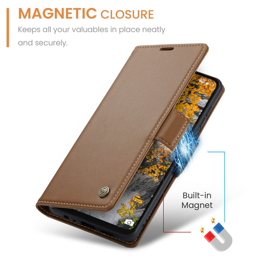 Samsung Galaxy A07 Pu Wallet Case [Brown]