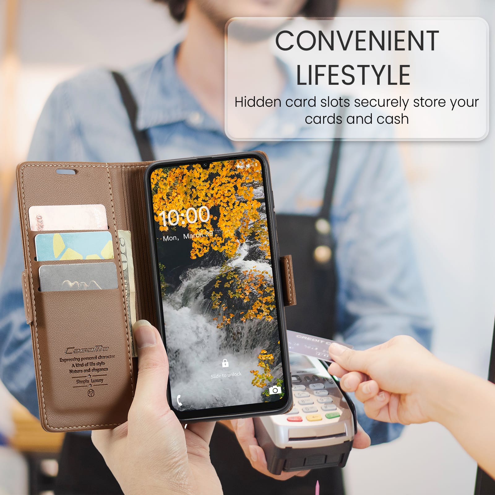 Samsung Galaxy A07 Pu Wallet Case [Brown]