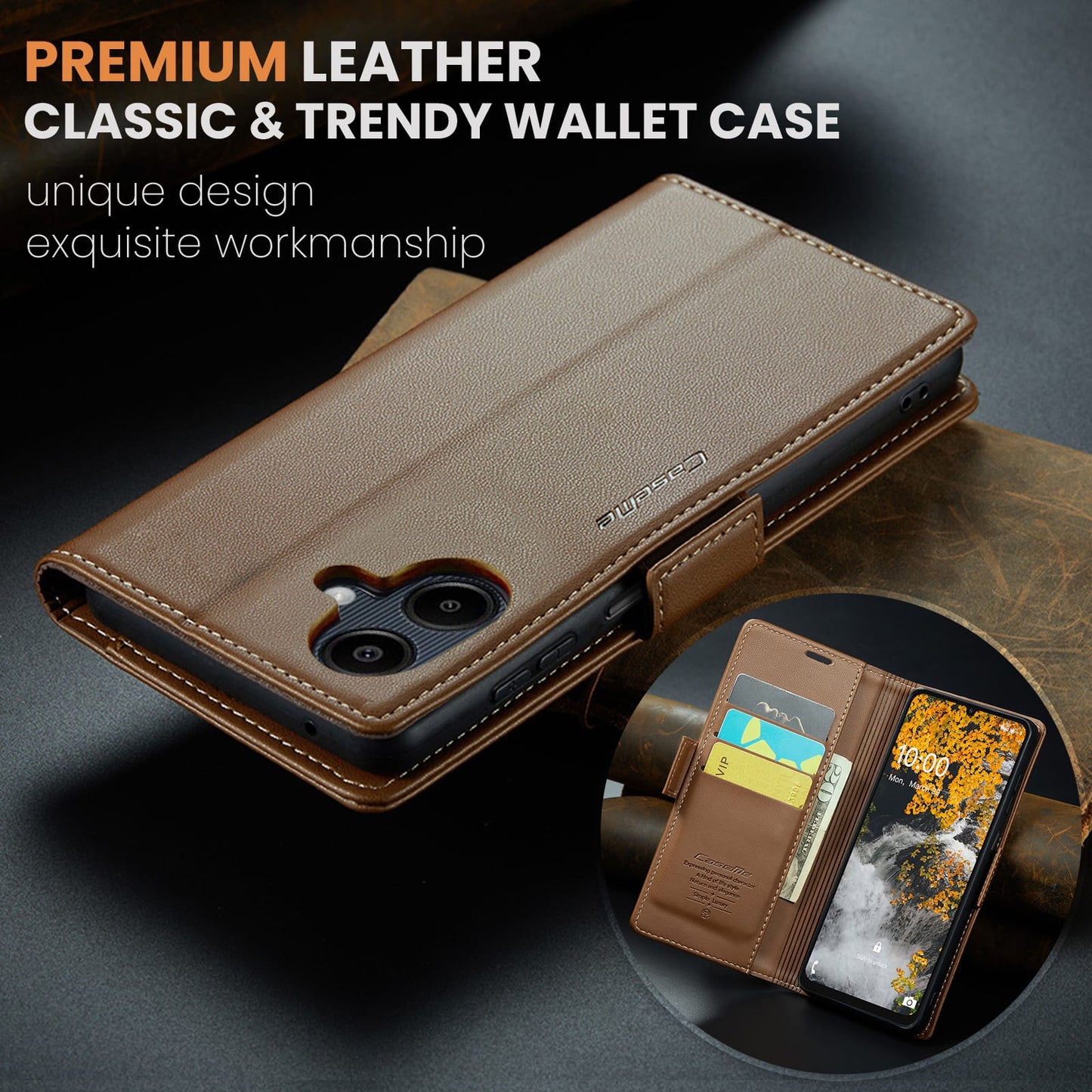 Samsung Galaxy A07 Pu Wallet Case [Brown]