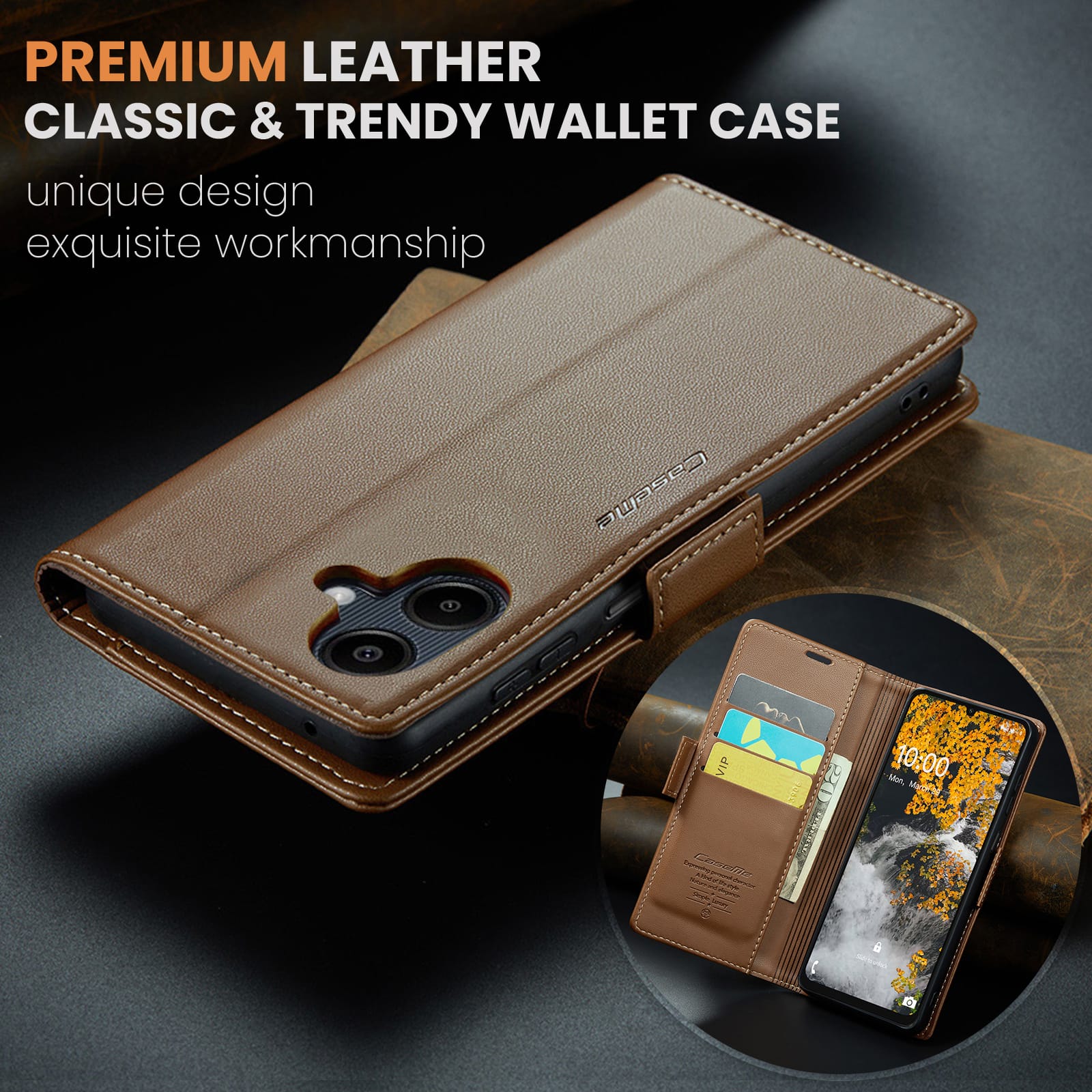 Samsung Galaxy A07 Pu Wallet Case [Brown]