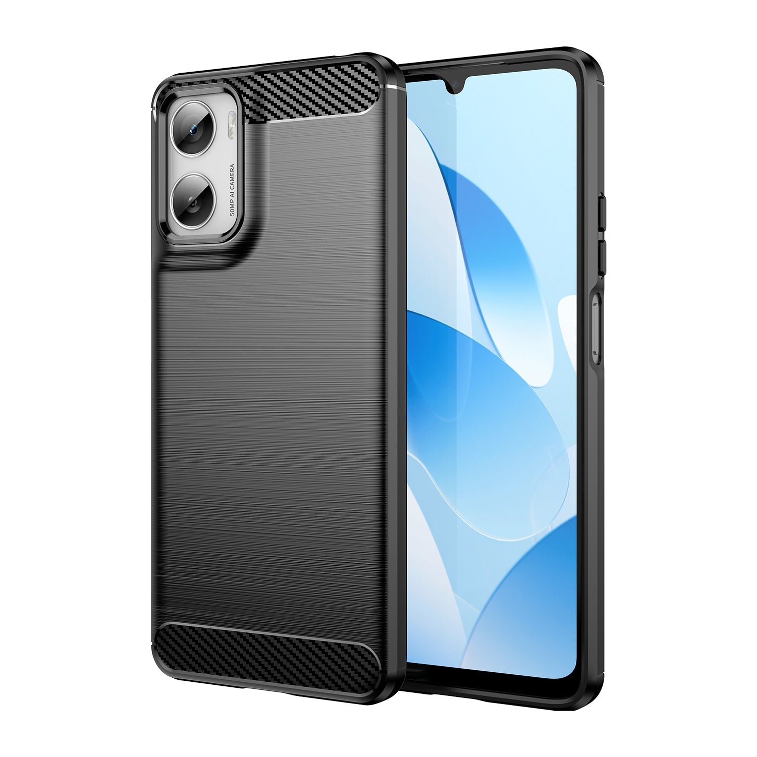 Moto G06 Carbon Fibre Case [Black]