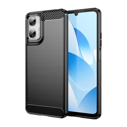 Moto G06 Carbon Fibre Case [Black]