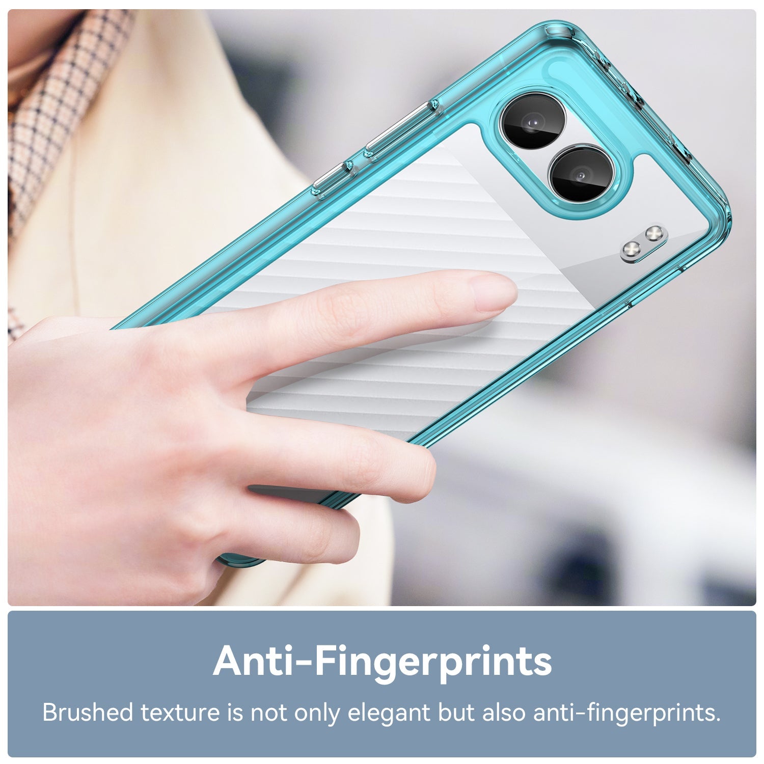 Oneplus Nord 4 Soft Gel Bumper Case [Clear Blue]