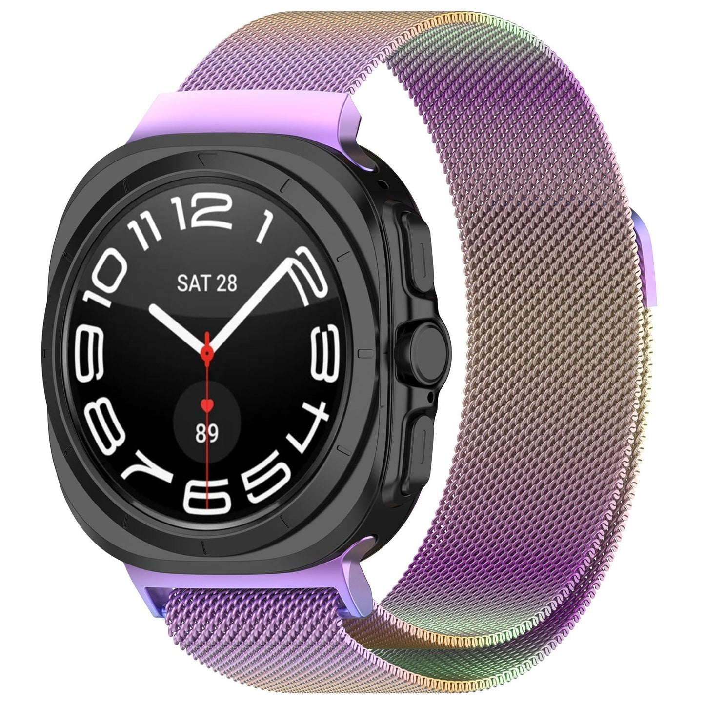 Samsung Galaxy Watch Ultra 47Mm Milanese Loop Strap [Rainbow]