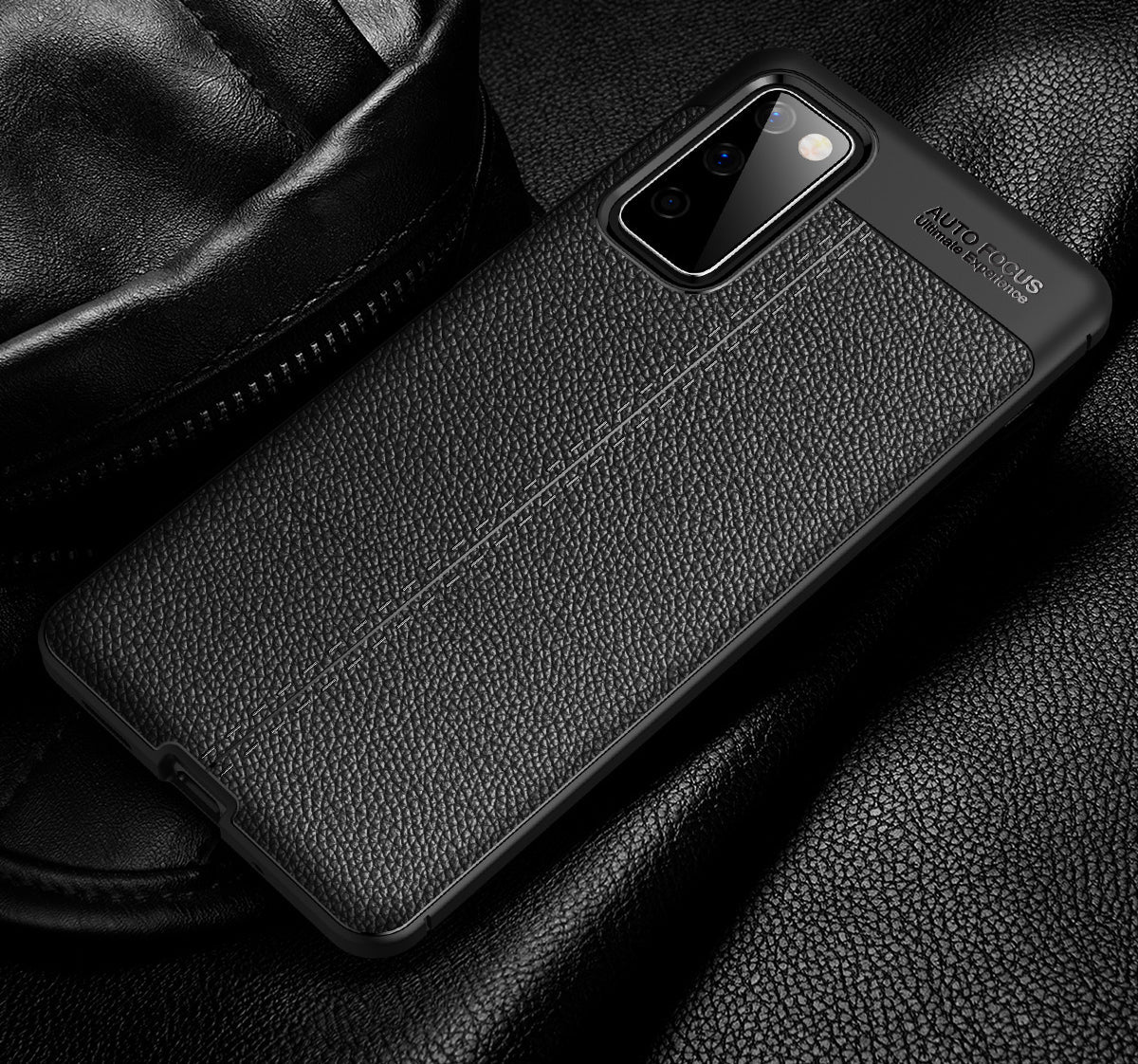 Samsung Galaxy S20 FE Leather Texture Case Black