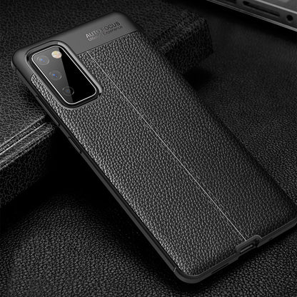 Samsung Galaxy S20 FE Leather Texture Case Black