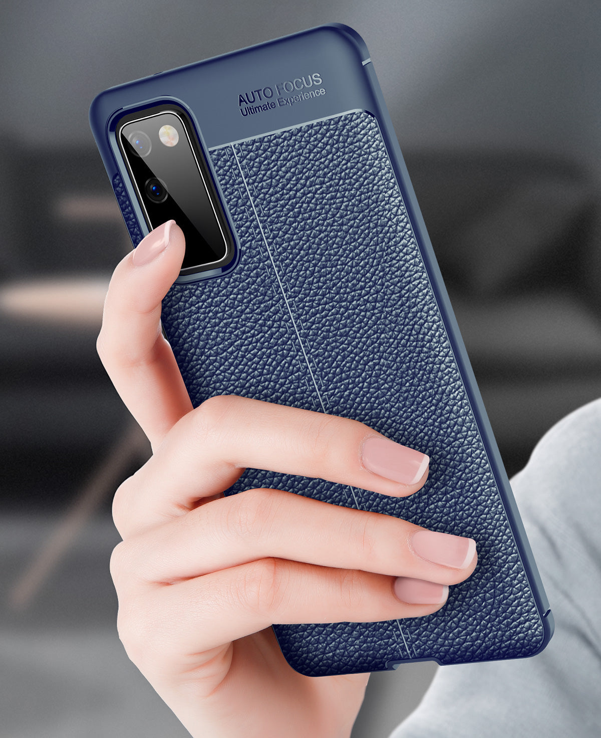 Samsung Galaxy S20 FE Leather Texture Case Black