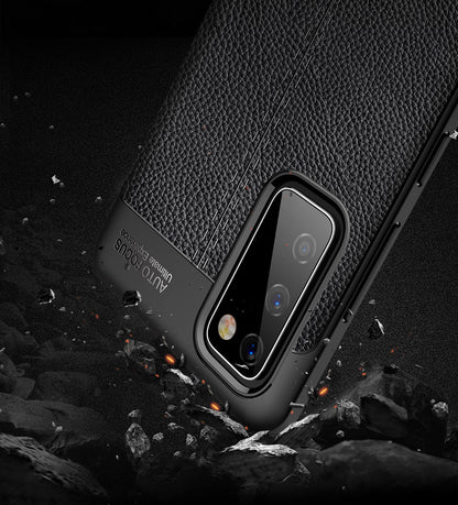 Samsung Galaxy S20 FE Leather Texture Case Black