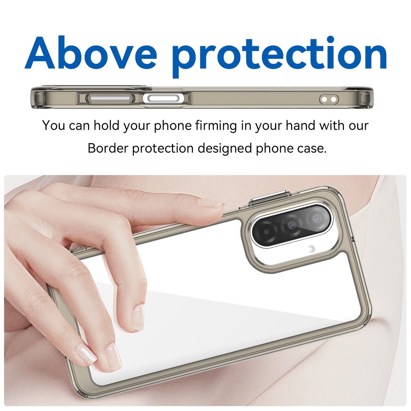 Samsung Galaxy A17 5G Soft Gel Case [Clear Grey]