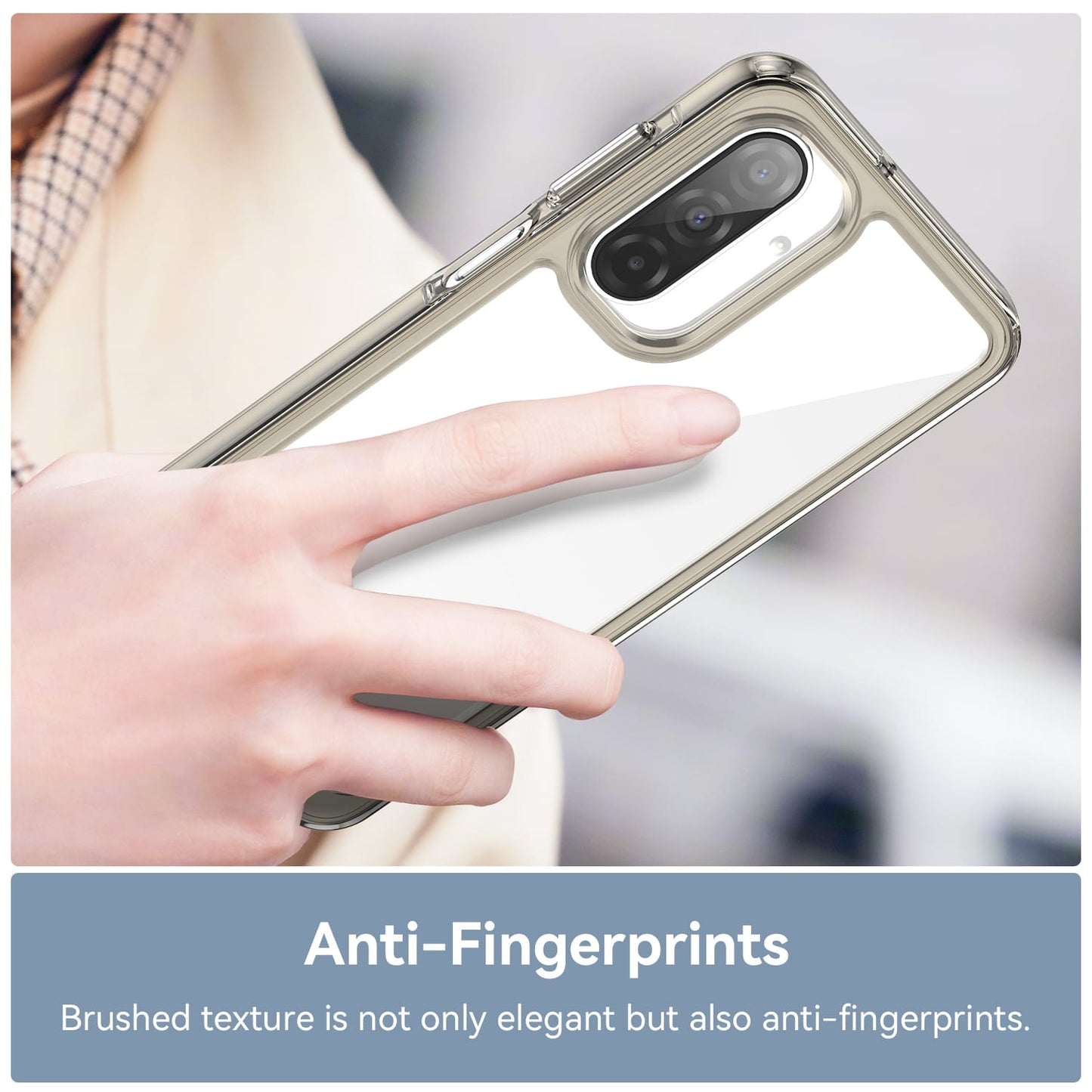 Samsung Galaxy A17 5G Soft Gel Case [Clear Grey]