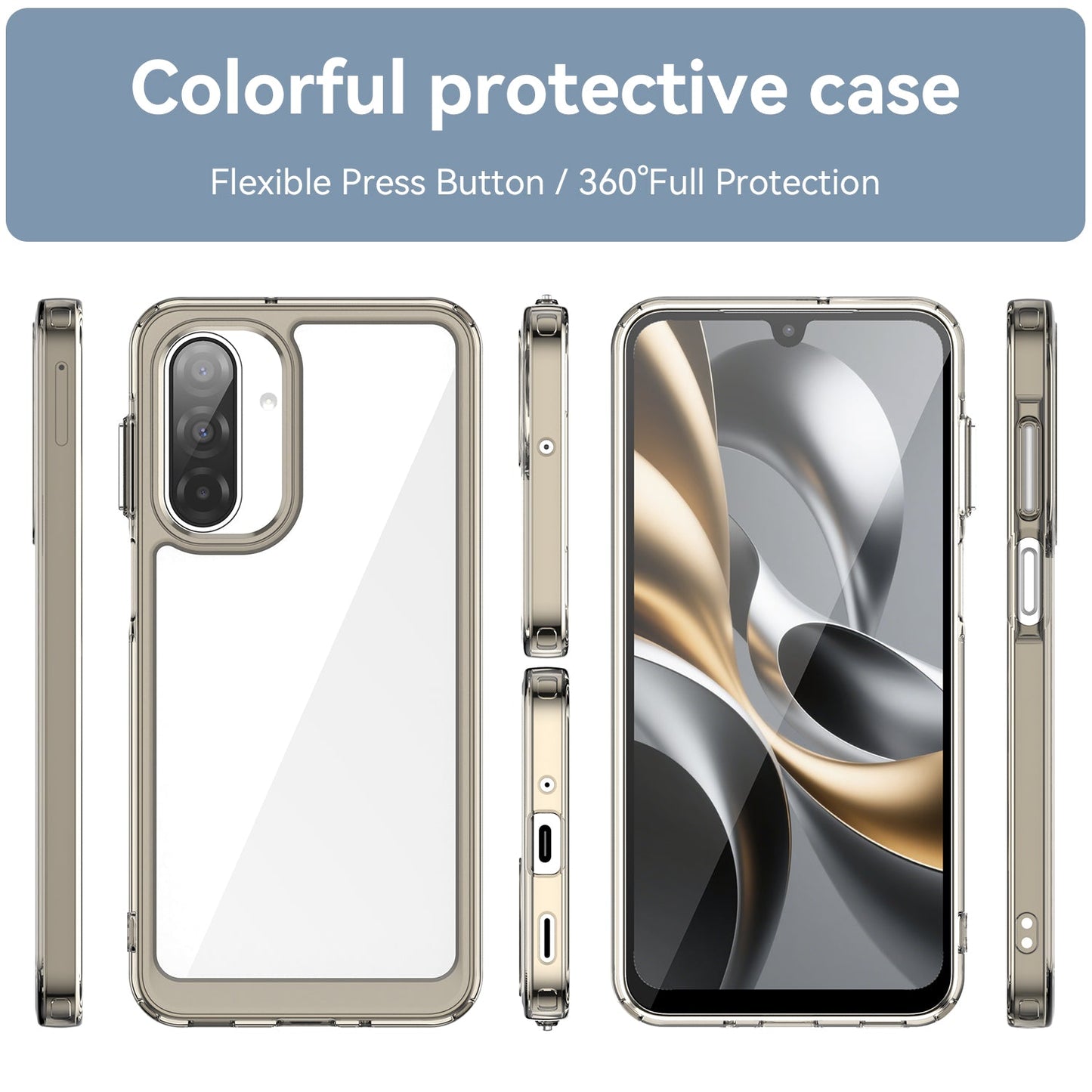 Samsung Galaxy A17 5G Soft Gel Case [Clear Grey]