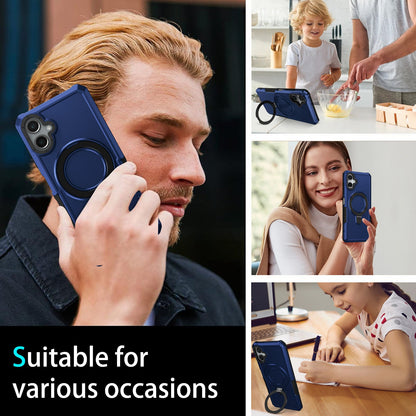 Galaxy A06 4G Kickstand Heavy Duty Case [Navy]